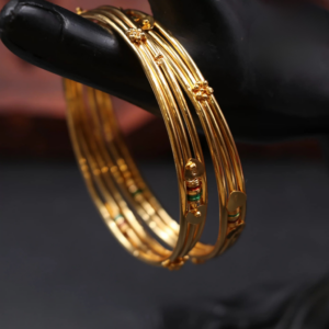 3 line pipe connected with enamel design bangles