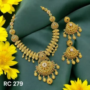 classic cum trendy antique necklace set for women
