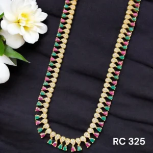 gold finish subtle ad stone haram for women