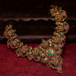 silver nagas choker necklace set