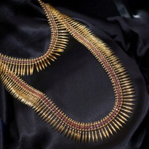 gold finish kerala traditional design combo set