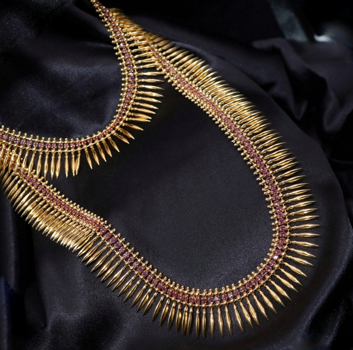 gold finish kerala traditional design combo set gold finish kerala traditional design combo set