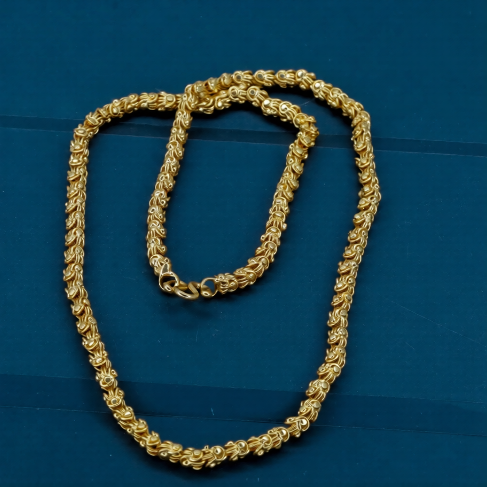 gold finish dasavadaram chain 18 gold finish dasavadaram chain 18