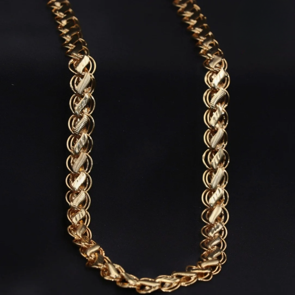traditional kerala design gold finish chain traditional kerala design gold finish chain